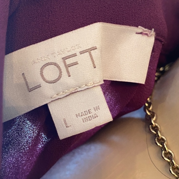 LOFT Plum Tunic - Size‎ L - Picture 5 of 5